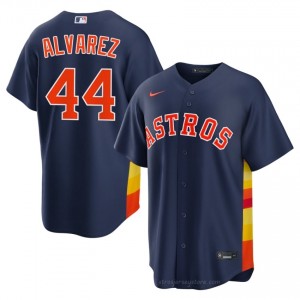 Yordan Alvarez #44 Houston Astros Baseball Jersey | Exclusive Men Navy Embroidery Edition 65911934